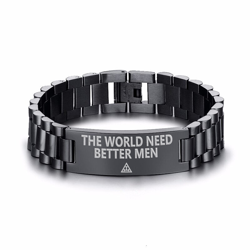 Royal Arch Chapter Bracelet - Stainless Steel - Bricks Masons