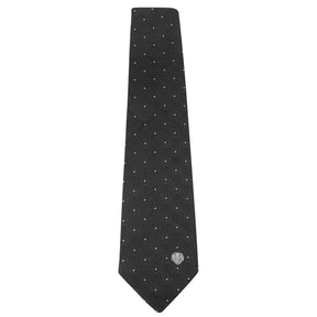 32nd Degree Scottish Rite Necktie - Black With Wings Down Emblem - Bricks Masons