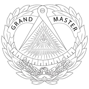 Grand Master Blue Lodge Briefcase - (Medium/Large) - Bricks Masons