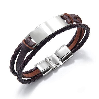 Council Bracelet - Black & Brown - Bricks Masons