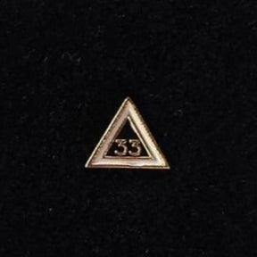 33rd Degree Scottish Rite Lapel Pin – Pointing Up - Bricks Masons