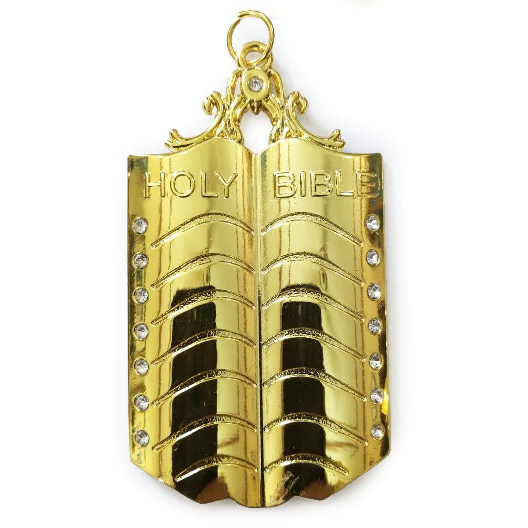 Masonic Gold Regalia Collar Jewel - Chaplain - Bricks Masons