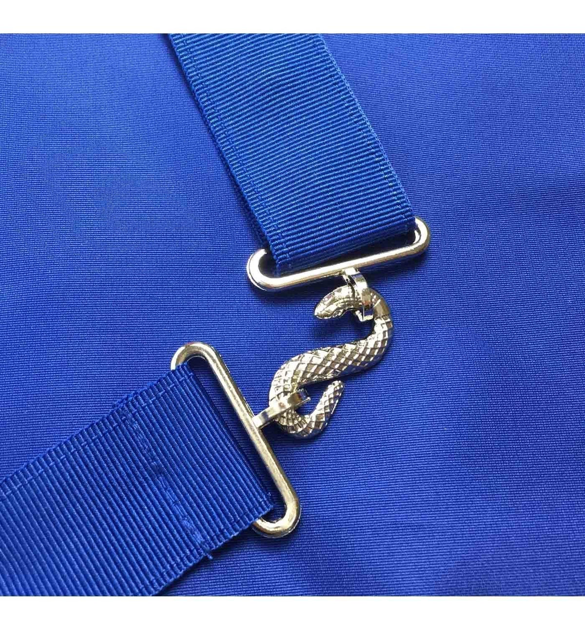 Chaplain Blue Lodge Officer Apron - Royal Blue with Wreath - Bricks Masons