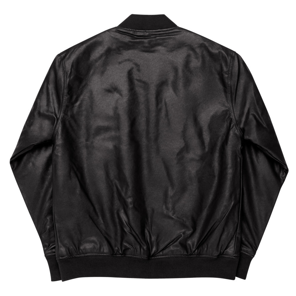 Council Jacket - Leather Golden Embroidery - Bricks Masons