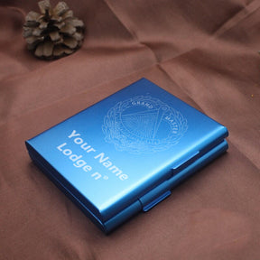 Grand Master Blue Lodge Cigarette Case - Various Colors - Bricks Masons