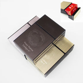 Grand Master Blue Lodge Cigarette Case - Various Colors - Bricks Masons