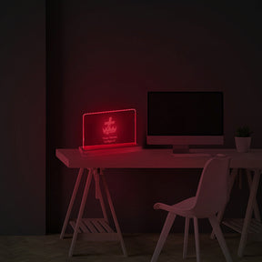 Knights Templar Commandery LED Sign - 3D Glowing light - Bricks Masons