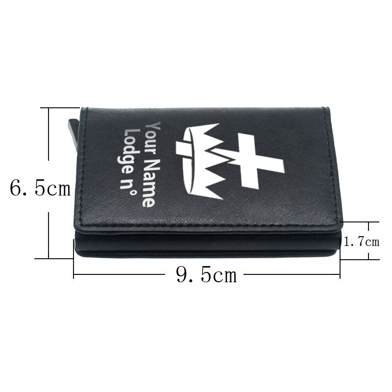 Knights Templar Commandery Wallet - Various Colors - Bricks Masons