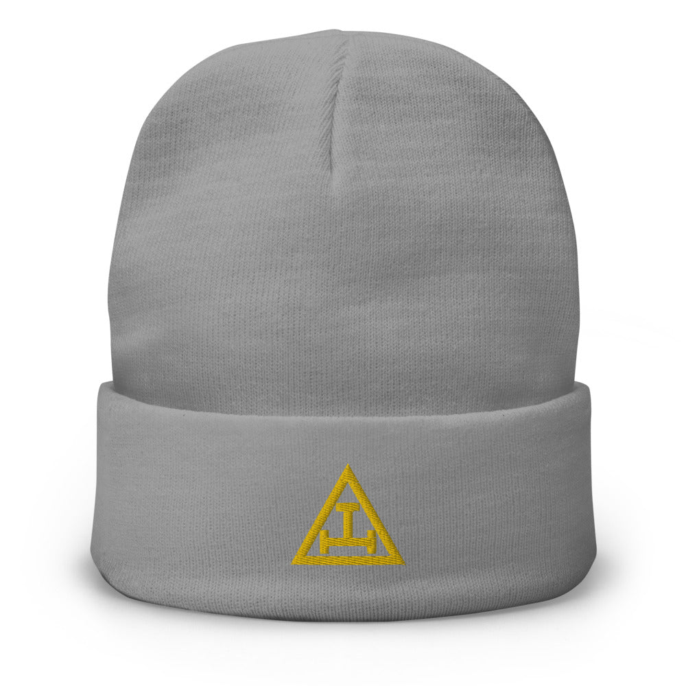 Royal Arch Chapter Beanie - Golden Embroidery - Bricks Masons