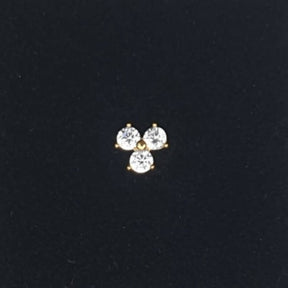 Masonic Lapel Pin - Three Dots White Stones - Bricks Masons