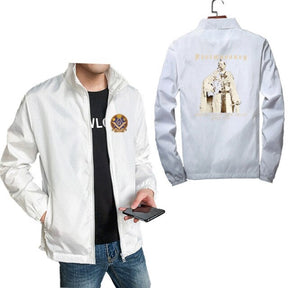 Master Mason Blue Lodge Jacket - MAKING GOOD MAN GREAT Square & Compass (Multiple Colors) - Bricks Masons
