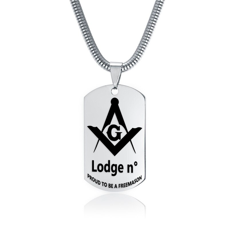 Master Mason Blue Lodge Necklace - (Various Colors) - Bricks Masons