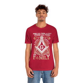 Masonic T-Shirt - I Call Them Family - Bricks Masons