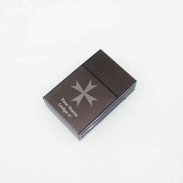 Order Of Malta Commandery Cigarette Case - Various Colors - Bricks Masons