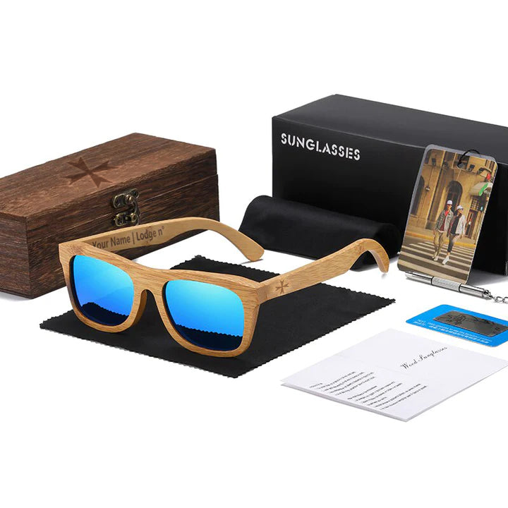 Order Of Malta Commandery Sunglasses - Various Lenses Colors - Bricks Masons