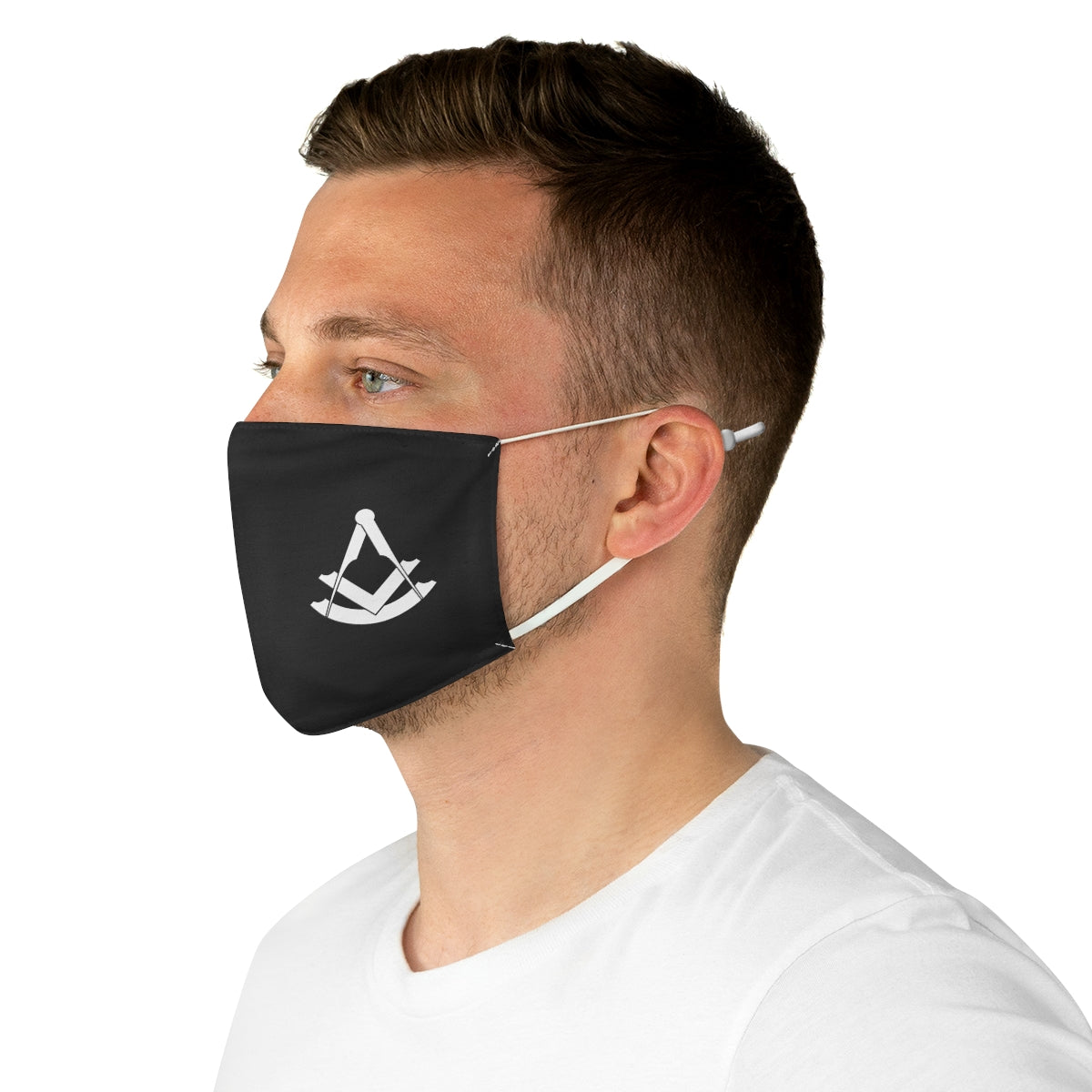 Past Master Blue Lodge California Regulation Face Mask - Two layers of cloth - Bricks Masons