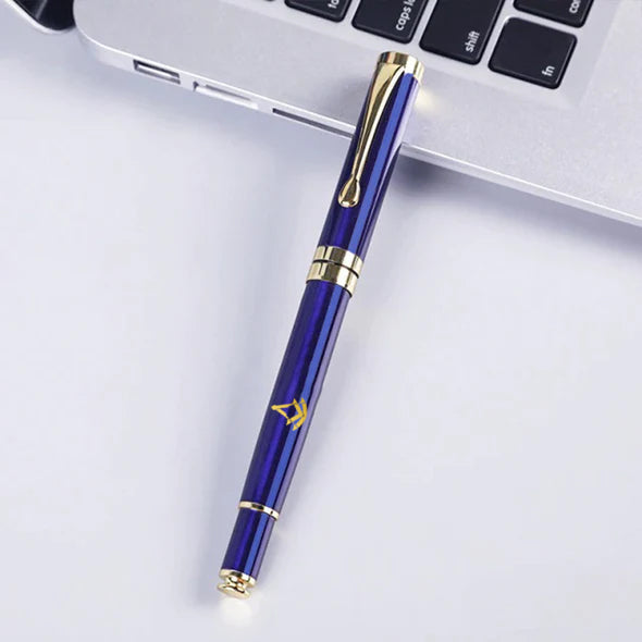 Past Master Blue Lodge Pen - Various Metal Colors - Bricks Masons