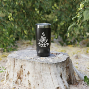 Past Master Blue Lodge California Regulation Ringneck Tumbler - Various Colors 20oz - Bricks Masons