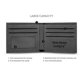 Past Master Blue Lodge Wallet - Leather Various Colors - Bricks Masons