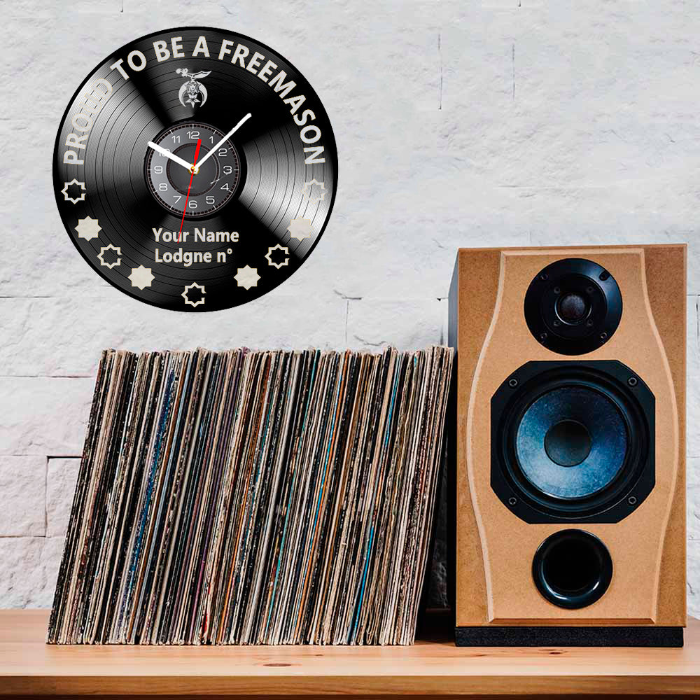 Shriners Clock - Vinyl Record - Bricks Masons