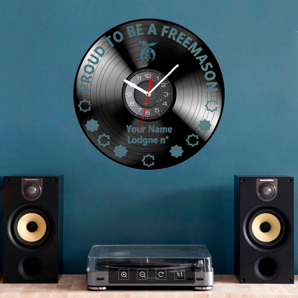 Shriners Clock - Vinyl Record - Bricks Masons