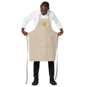 Shriners Kitchen Apron - Various Organic Cotton Colors - Bricks Masons