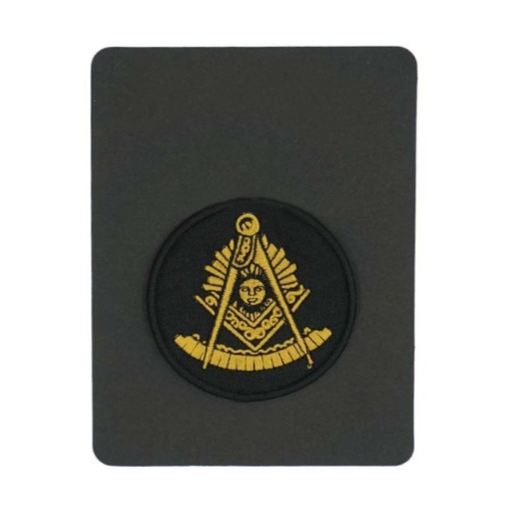 Past Master Blue Lodge Patch - Embroidery - Bricks Masons