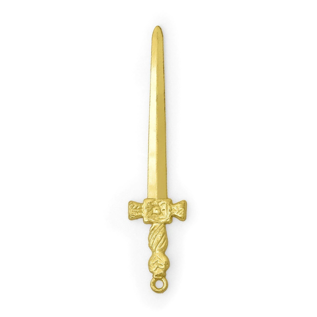 Tyler Blue Lodge / Rose Croix Scottish Rite Officer Collar Jewel - Gold Plated - Bricks Masons