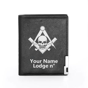 Widows Sons Wallet - Black & Brown - Bricks Masons